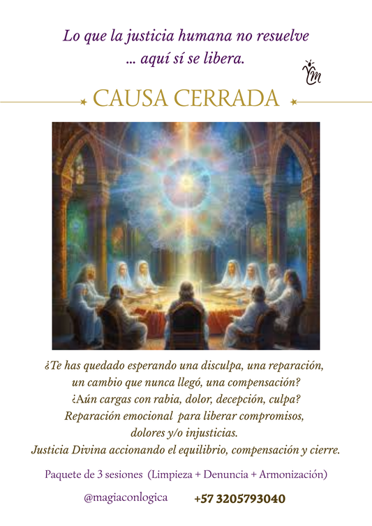 CAUSA CERRADA: Lo que la justicia humana no resuelve… aquí sí se libera.