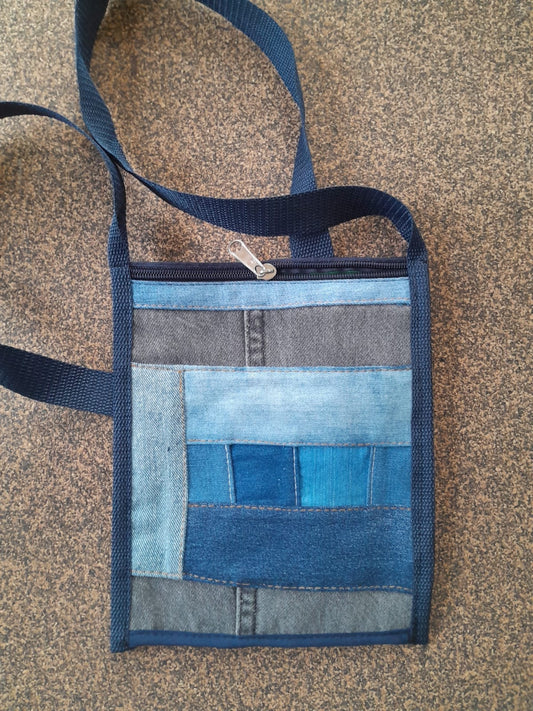 Bolso bandolera en Jean