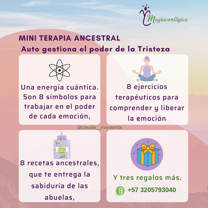 MINI TERAPIA ANCESTRAL AUTOGESTIONA TU TRISTEZA